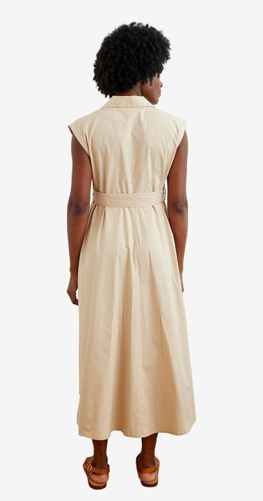 Image du produit Vertbaudet Langes Baumwollkleid mit Bindegürtel für Schwangerschaft und Stillzeit (34)