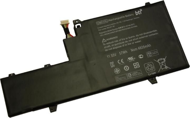 Origin Storage BTI OM03XL, Batterie, HP, Elitebook 1030 G2, Elitebook X360 1030 G2