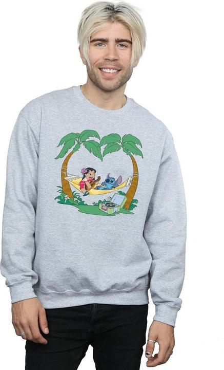 Actual product image Disney Mens Lilo And Stitch Play Some Music Sweatshirt (5XL)