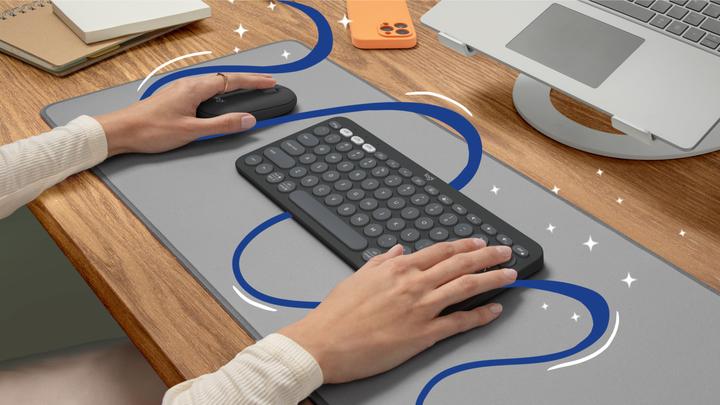 Image du produit Logitech PEBBLE KEYS 2 K380S TONAL (DE, Sans fil)