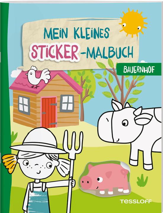 Tessloff My little sticker colouring book. Farm