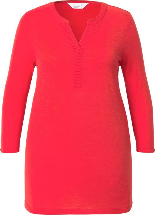 Produktbild Miamoda Blusenshirt, Straight Fit, Ausschnitt mit Chiffon (46)