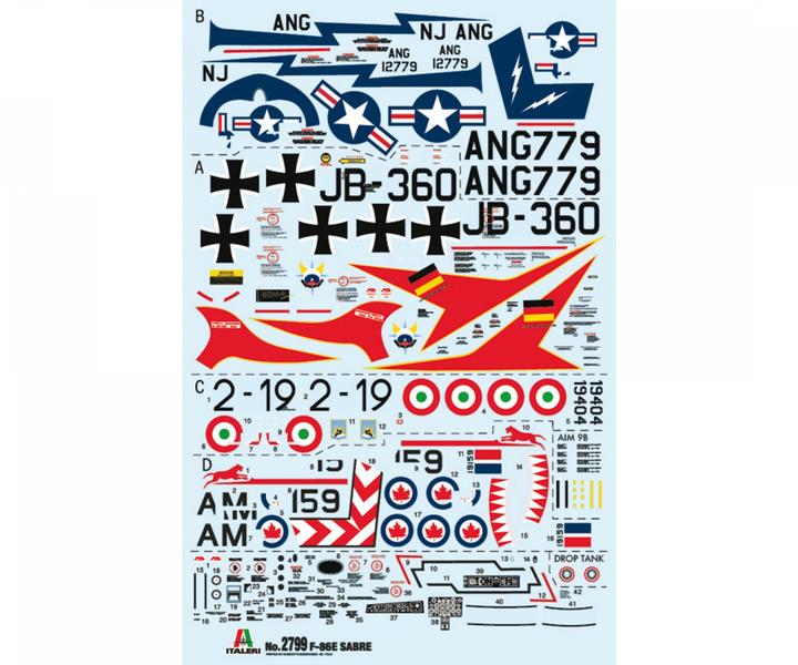 Immagine prodotto F-86E Sabre in scala 1:48