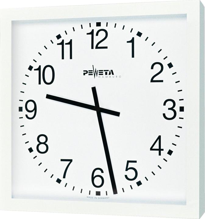 Produktbild Peweta Grossraum-Wanduhr 50x50 cm, Batteriebetrieb