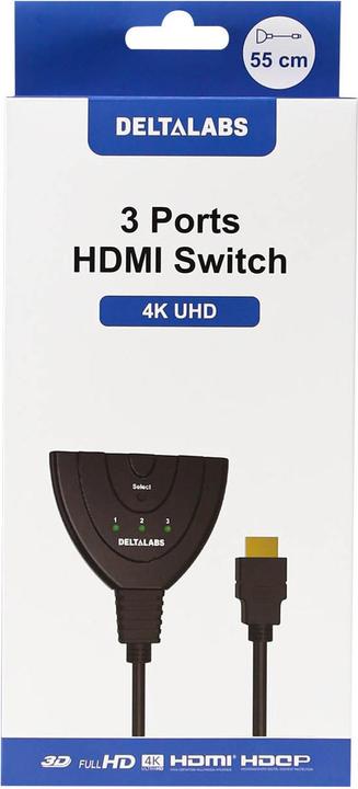 Image du produit Deltalabs Commutateur HDMI 4K UHD