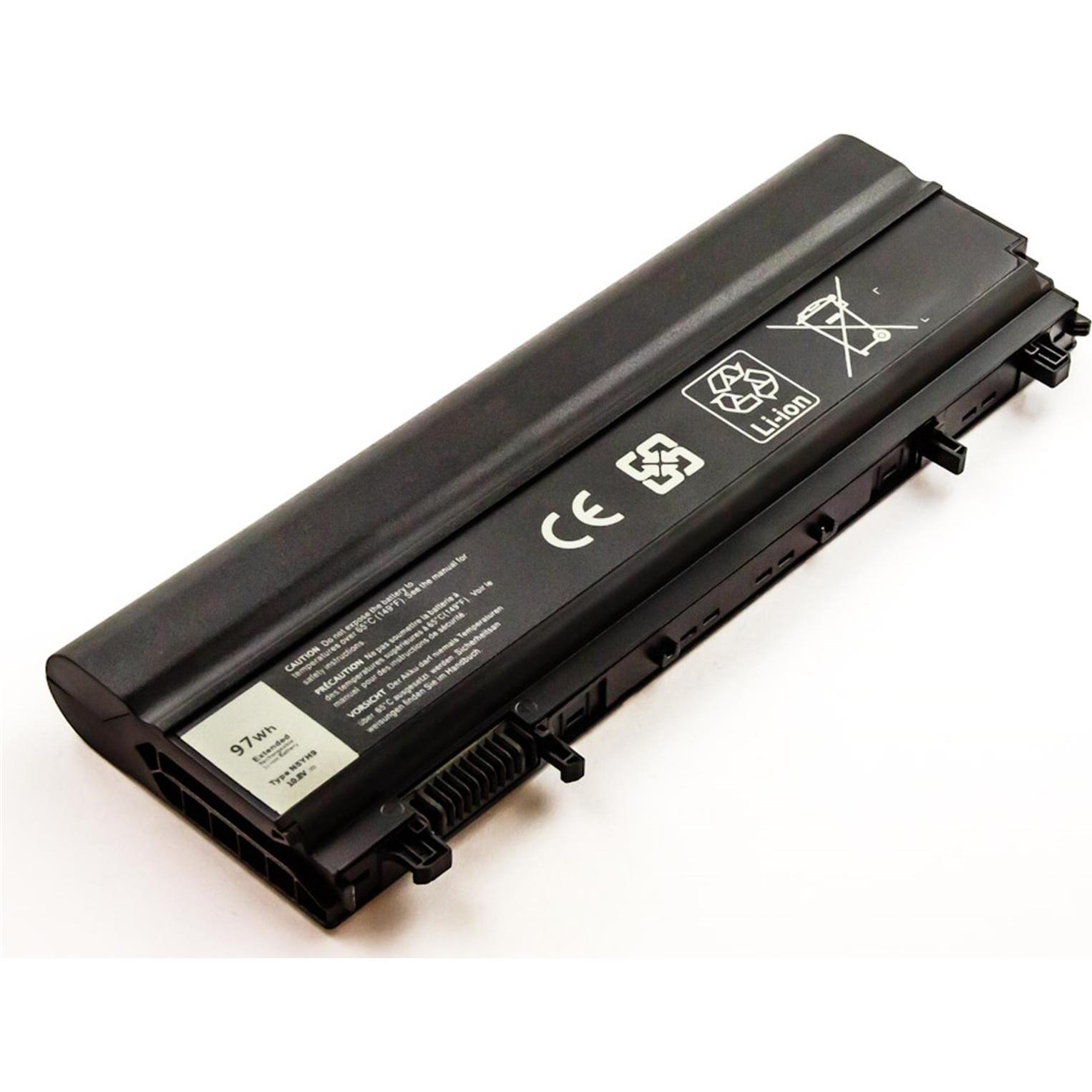 AGI Akku kompatibel mit Dell 845HHM (1 Zellen, 6600 mAh), Notebook Akku, Schwarz