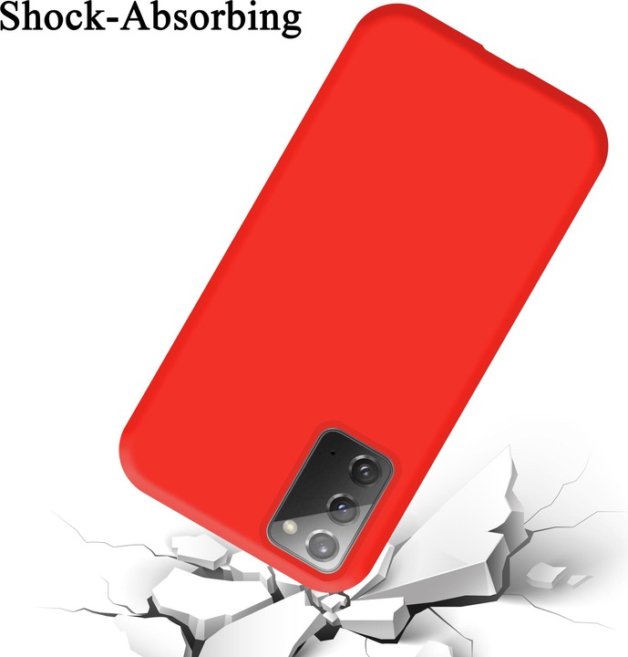 Actual product image Cadorabo TPU Liquid Silicone Case Cover (Samsung Galaxy Note 20)