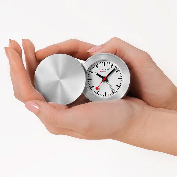 Actual product image Mondaine MSM.64411 Classic Travel Alarm Clocks