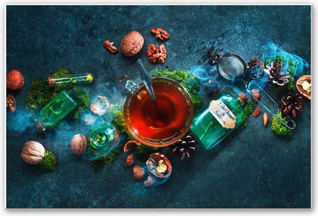 Immagine prodotto Trenddeko Belenko - Noci e tè (100 x 70 cm)