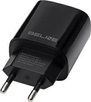 Produktbild Beline Ład. siec. 1x USB-C 20W czarna /black (only head) PD 3.0 BLNCB20 (20 W)