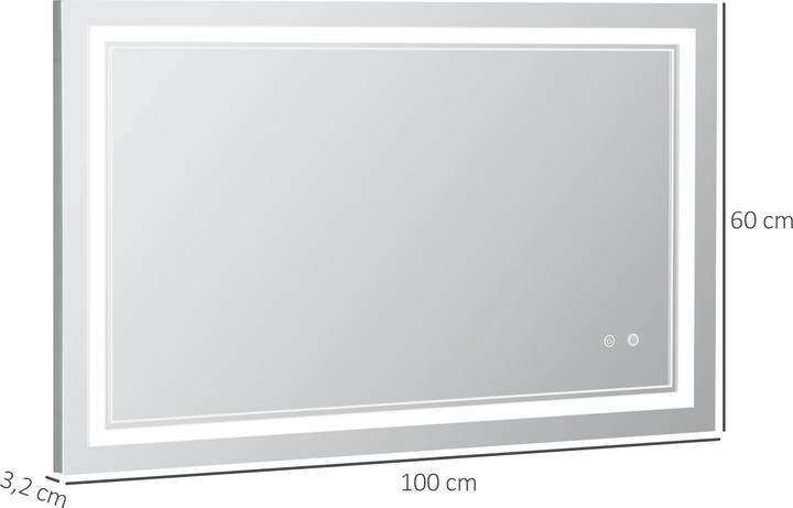 Immagine prodotto Kleankin LED (100 x 60 cm)