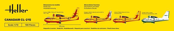 Valeurs nutritives et ingrédients Heller Canadair CL-215
