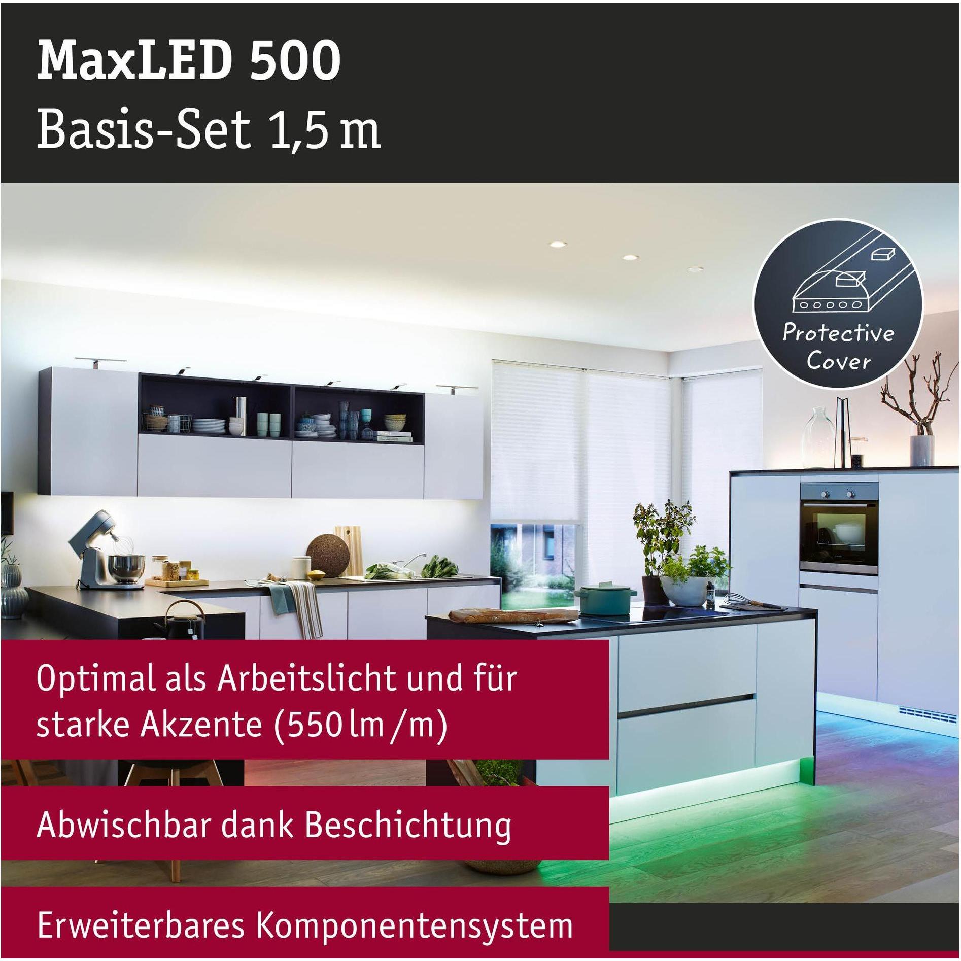 Thumbnail - Paulmann, LED Streifen, MaxLED 500 Stripe Set (RGBW, 150 cm, Indoor)