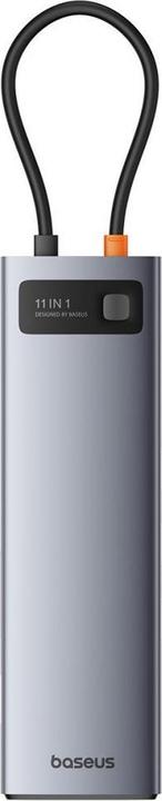 Produktbild Baseus Hub 11in1 StarJoy Metal Glam Series, USB-C to HDMI +VGA + 3 x USB 3.0 + USB 2.0+USB-C PD + RJ (USB-C, 11 Ports)