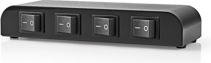 Actual product image Nedis Loudspeaker Control Unit - 4 ways - Terminal - Black