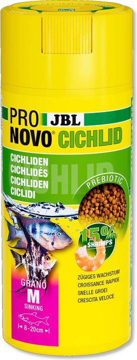 JBL Aquaristik und Terraristik ProNovo CICHLID GRANO M 1000ml (Perch, 1000 ml)