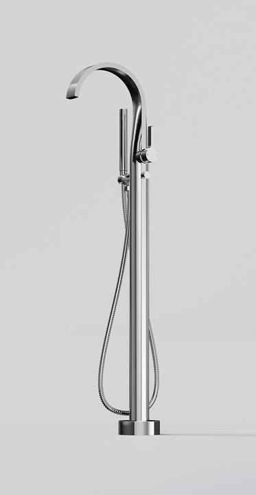Actual product image Steinberg series 280 bath faucet, freestanding, height: 1036mm, projection 221mm, 2801162