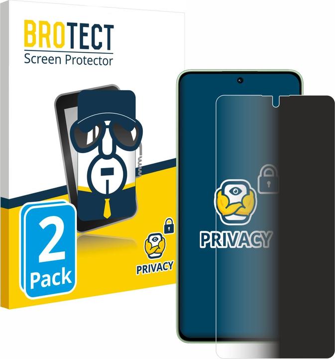 Actual product image BROTECT Anti-spy privacy film Blue light protection film (2 Piece, Xiaomi Redmi Note 13)