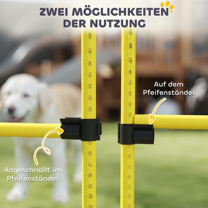 Produktbild PawHut Hund Agility Set Kunststoff Gelb (Agility)