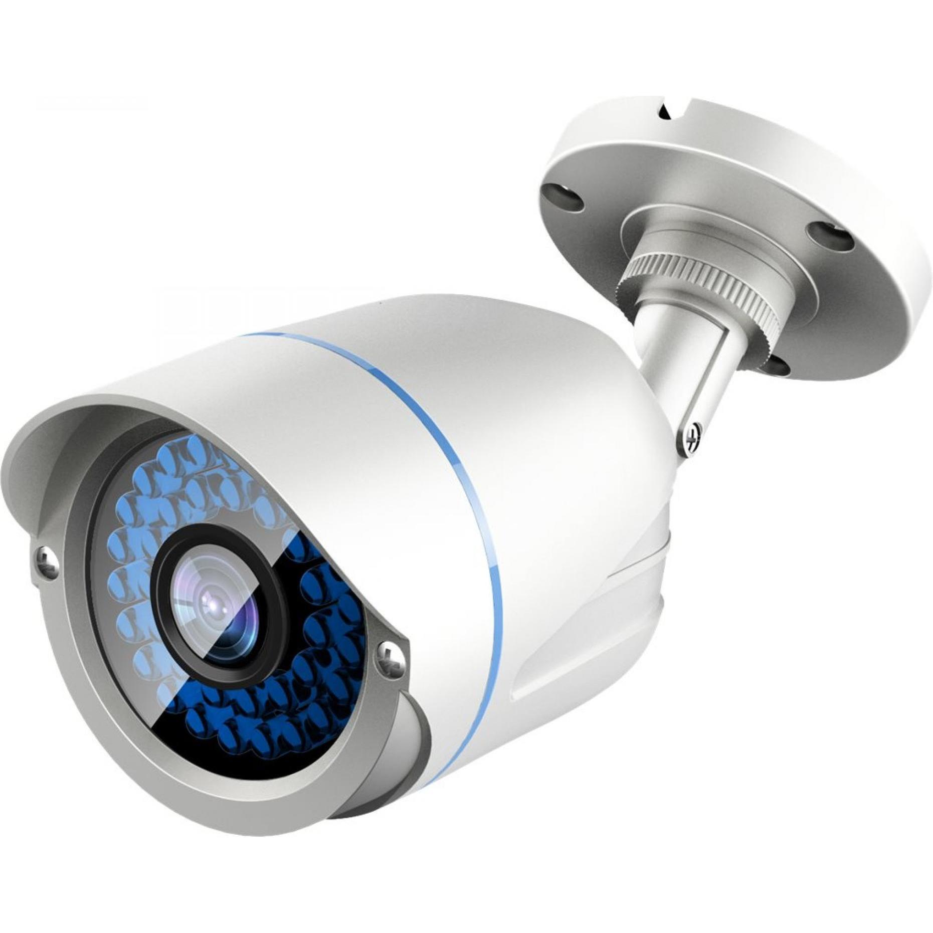 LevelOne 1/3" CMOS, Fix, CCTV, FHD 1080P BNC, IR LED (1920 x 1080 Pixels), Netzwerkkamera, Schwarz
