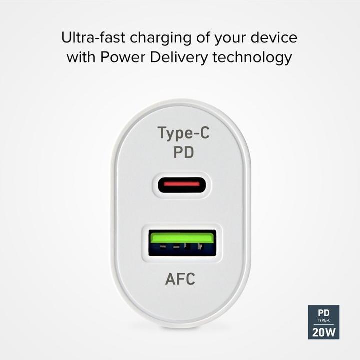 Actual product image SBS 20W car charger