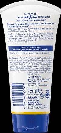 Actual product image NIVEA 3IN1 ANTI-AGE Q10 Hand Cream 75 ml (75 ml)