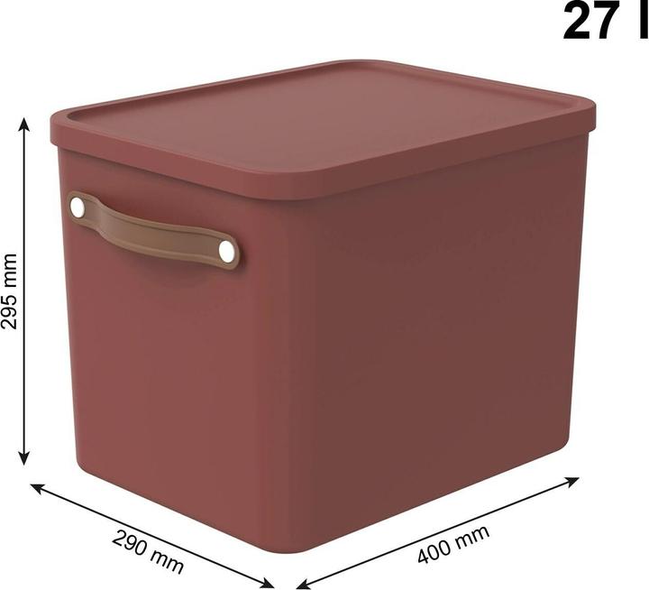 Produktbild Rotho Aufbewahrungsbox 27 l C4 MALOJA (40 x 29 x 29.5 cm, 27 l)