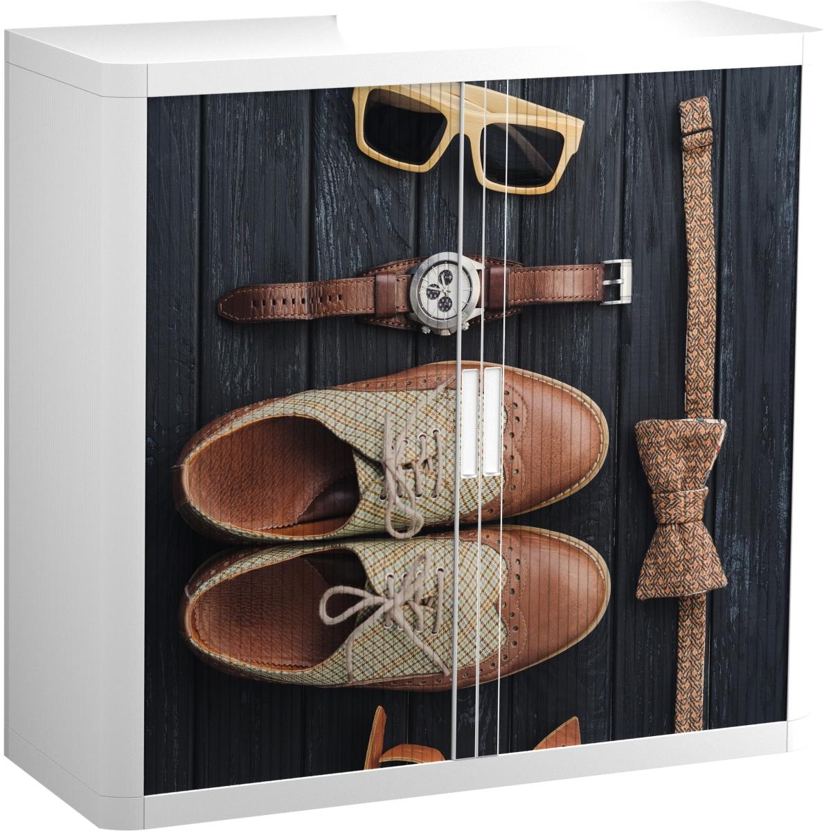 Paperflow, Aktenschrank, easyOffice Classic Chic Rollladenschrank 61456 1 Fachboden 110,0 x 41,5 x 104,0 cm