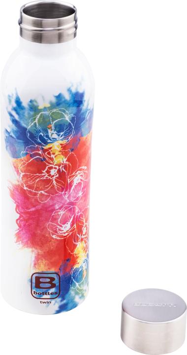 Actual product image Bugatti B bottle Watercolor red & blue 500 ml double-walled / 500 ml (0.50 l)