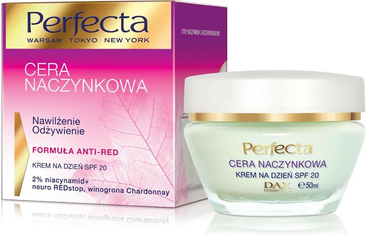 Perfecta - Capillary Skin Moisturising-Nourishing Day C (50 ml, Day cream, SPF 20)