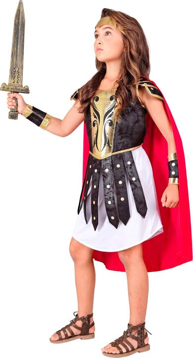Image du produit Widmann RÖMISCHE CENTURIO (Tunika, Rüstung mit Umhang, Stirnband, Armschoner), 140/8-10 Jahre (134, 140)
