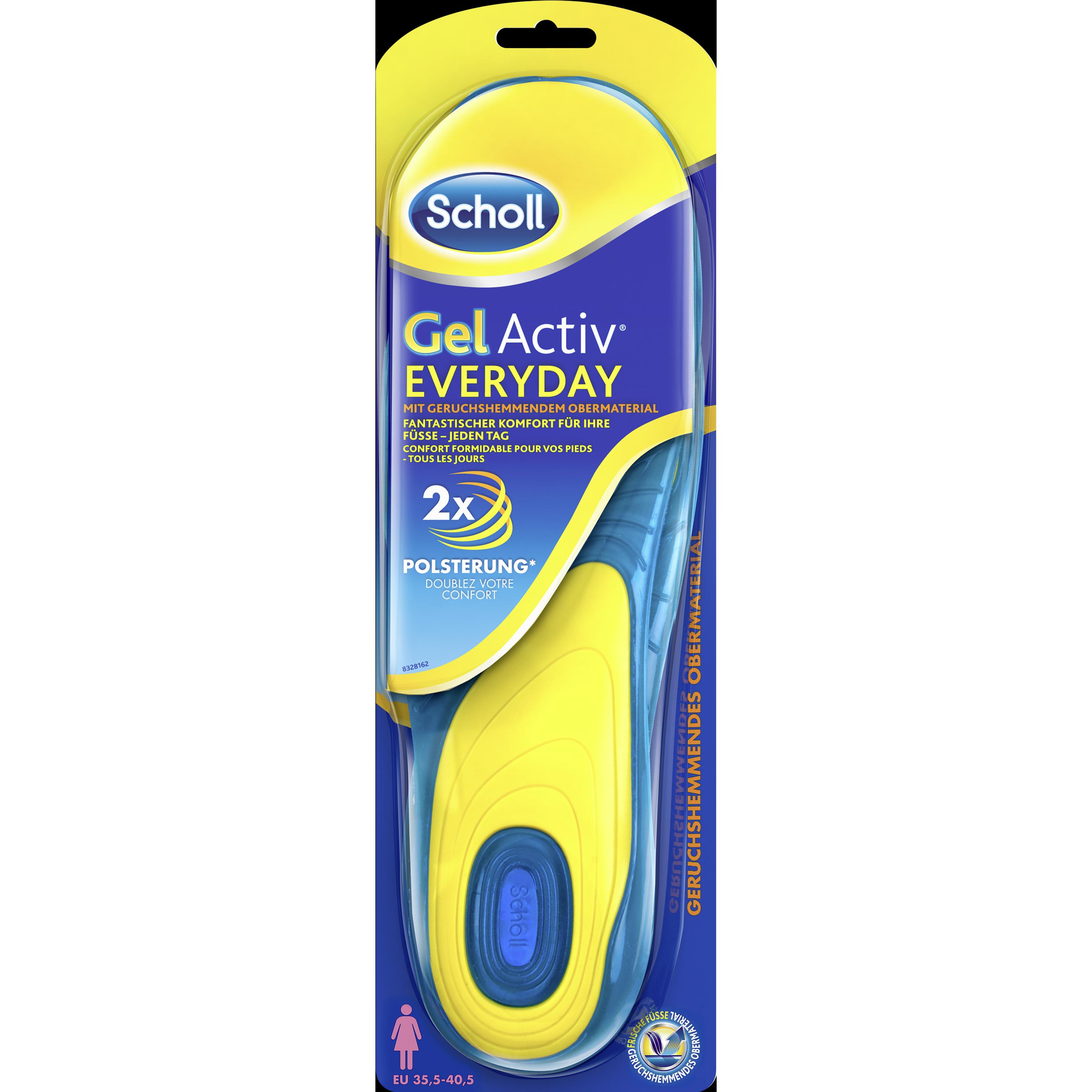 Thumbnail - Scholl Gel Activ Einlegesohlen Everyday, Sohlen, Gelb