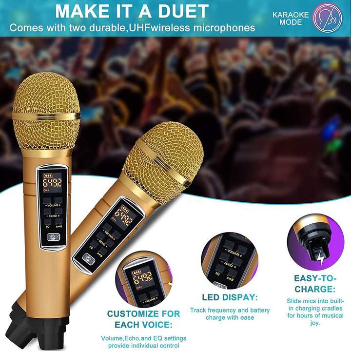 Actual product image Rubehoow Karaoke Machine