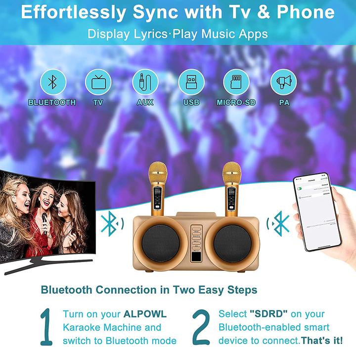 Actual product image Rubehoow Karaoke Machine