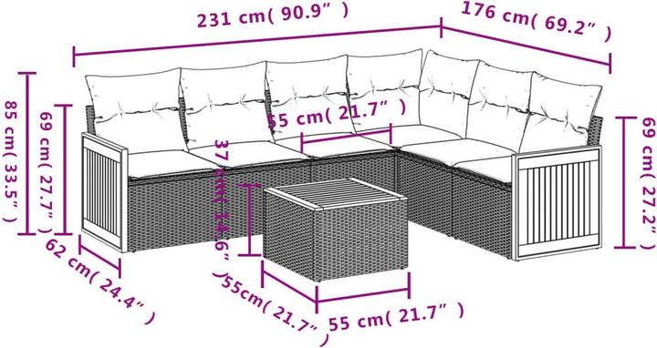 Actual product image vidaXL Veda