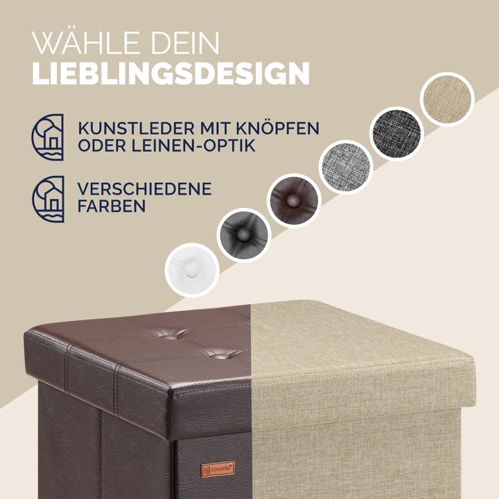 Produktbild Casaria Sitzhocker mit Stauraum