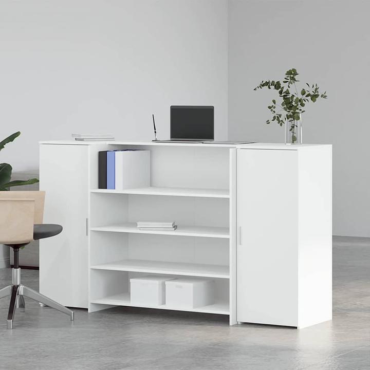 Immagine prodotto VidaXL Banco reception Bianco 180x50x103,5 cm Banco reception in legno