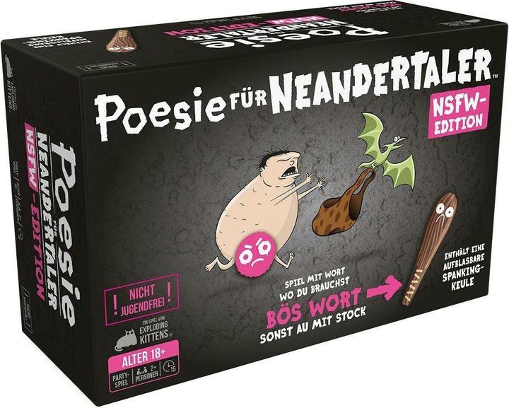 Actual product image Asmodée Poetry for Neanderthals (German, 2 - 8 Players)