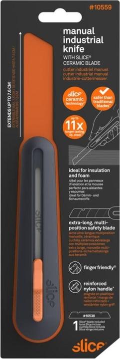 Produktbild Slice Industrie-Cuttermesser schwarz/orange (Cutter)