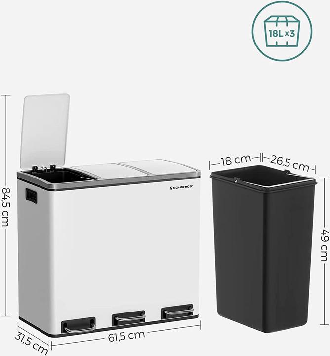 Actual product image Songmics Rubbi (18 l)