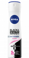 Immagine prodotto NIVEA Black & White Invisible Clear (Getto vaporizzato, 150 ml)