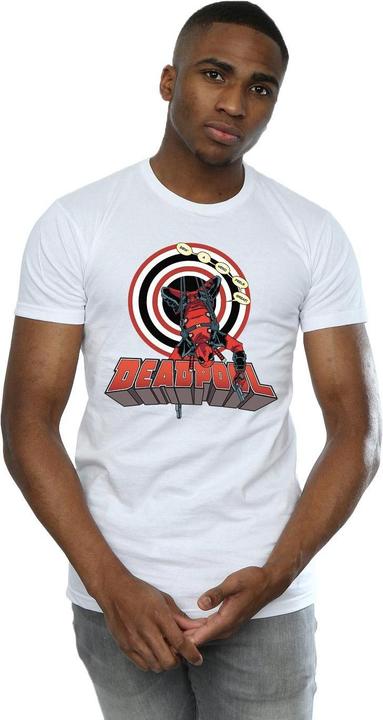 Actual product image Mens Deadpool Upside Down T-Shirt (S)