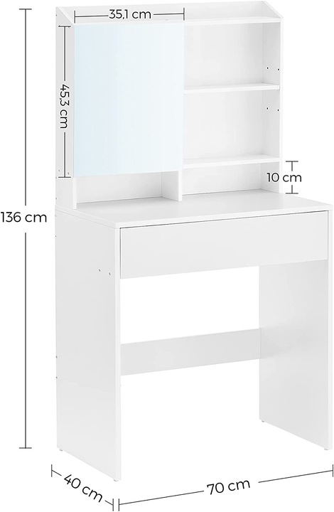 Image du produit Vasagle Vincent (70 x 40 x 136 cm)