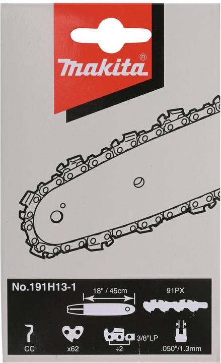 Actual product image Makita 191H13-1 Saw chain 45cm 1.3mm 3/8 HM (Chainsaw, Saw chain)