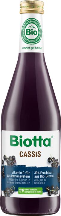 Actual product image Biotta Cassis organic (1 x 50 cl)