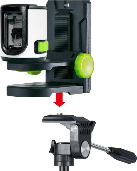 Actual product image Laserliner EasyCross-Laser Green Set Cross line laser self-levelling