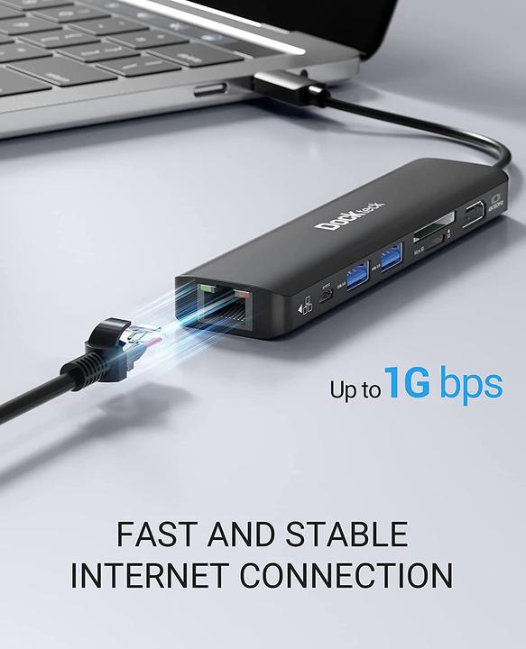 Produktbild Dockteck 7-in-1 (USB-C, 7 Ports)