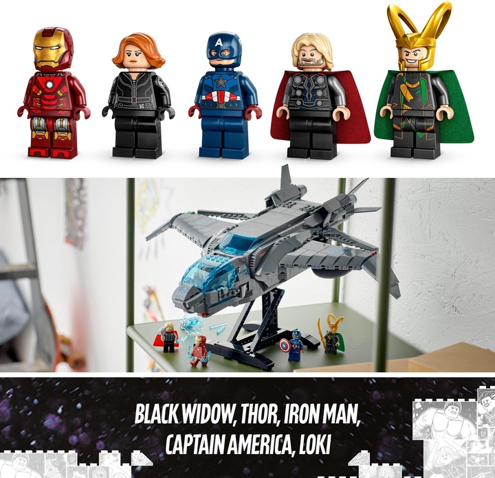 Image du produit LEGO Le quinjet des Avengers (76248, LEGO Marvel)