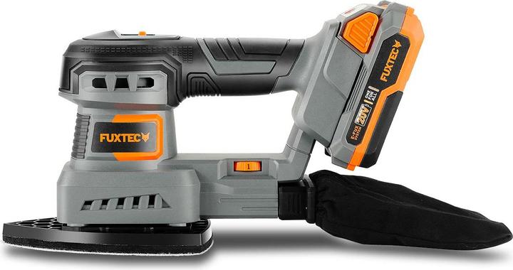 Image du produit Fuxtec Ponceuse vibrante sans fil 20V FX-E1MS20 SET avec 1 x batterie 2Ah, 1 x chargeur 1A (Ponceuse vibrante)