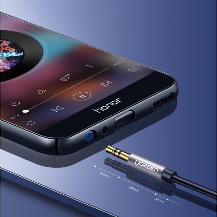 Productafbeelding Ugreen Audio AUX jack hoofdtelefoon verlengkabel 3-pin (2 m, 3,5 mm aansluiting (AUX))